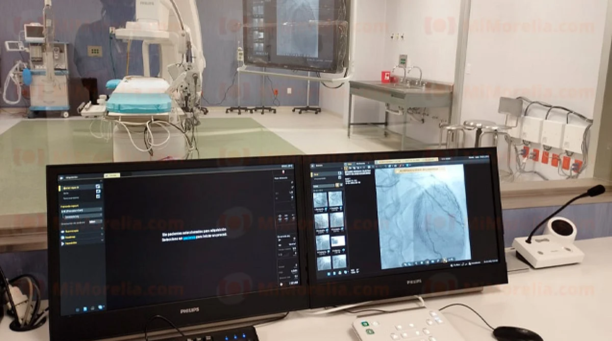 Con premio del sorteo del avión presidencial, inauguran área de Hemodinamia en IMSS de Charo