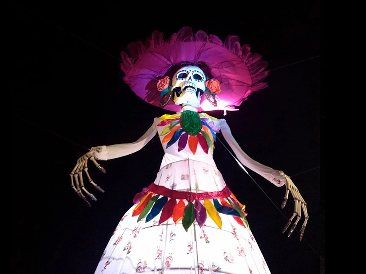 Expondrán en Morelia catrina de 2 metros por Noche de Muertos