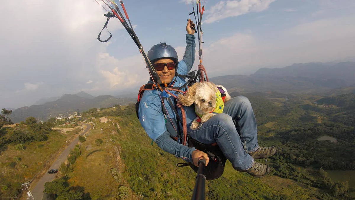 Vuela, vuela por el cielo de Morelia en parapente