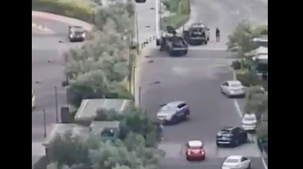 Se pidió a la gente evitar la zona
