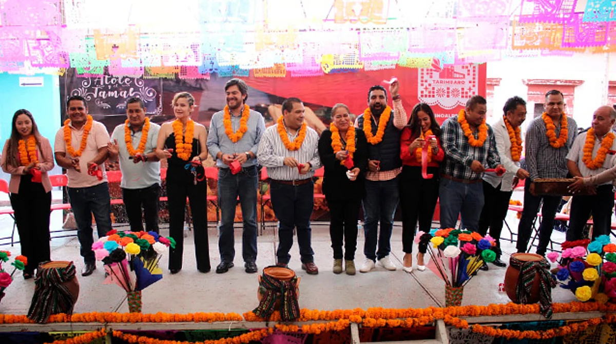 Inauguran en Tarímbaro la Feria del Atole y el Tamal