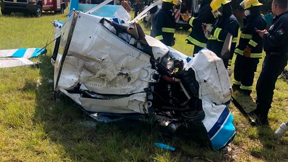 Se desploma avioneta en Valle de Bravo; muere una persona