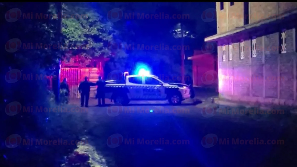 Hombre es asesinado a balazos en colonia Arboledas del Río Grande en Morelia