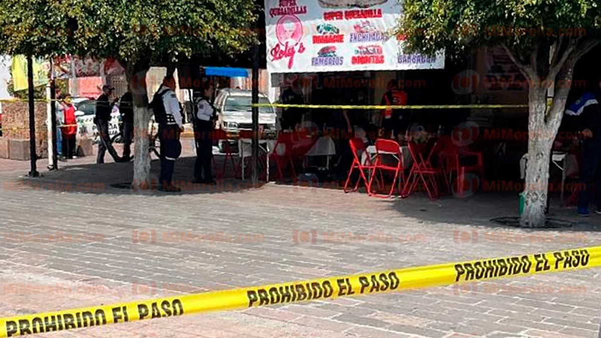 Muere por atragantamiento mientras comía en Plaza San Juan de Morelia