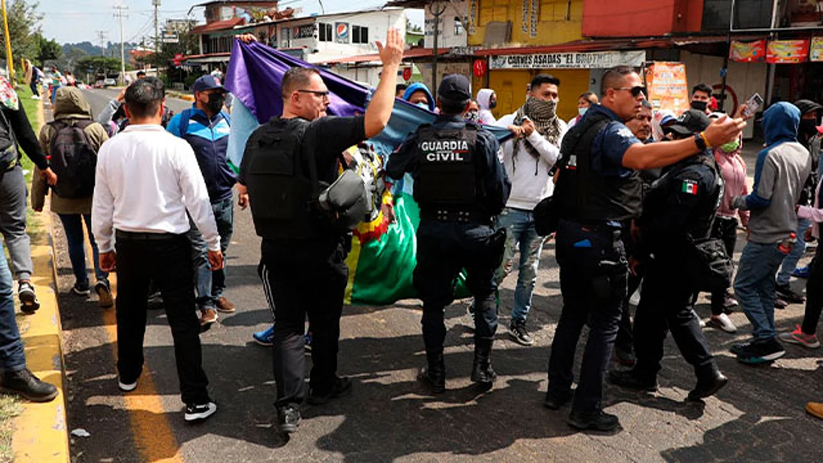 Se mantiene la presencia para resguardar y reforzar las tareas preventivas por parte de los oficiales de la Guardia Civil con el objetivo de que no se vuelva a realizar un bloqueo