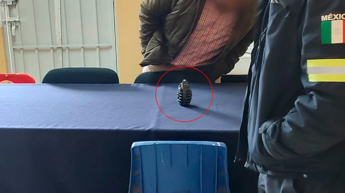 "De chill", estudiante lleva una granada a la secundaria y saca susto; era falsa