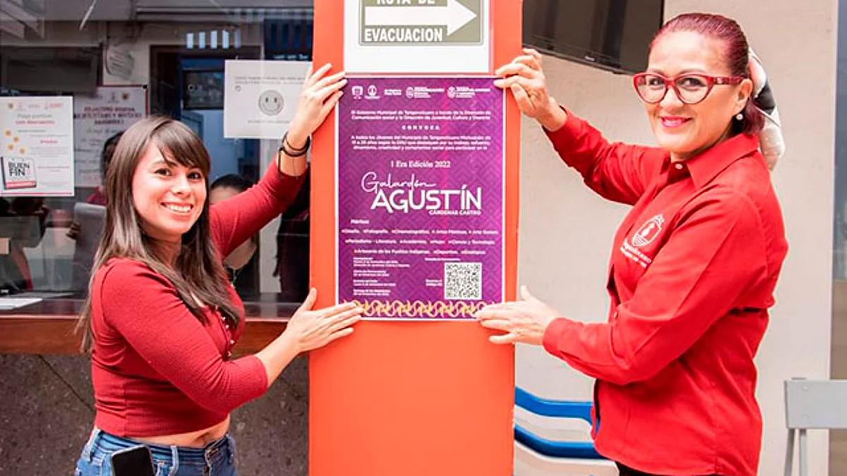 Laura Álvarez y Margarita Arellano colocaron la convocatoria en el Palacio Municipal y diversos puntos del Municipio