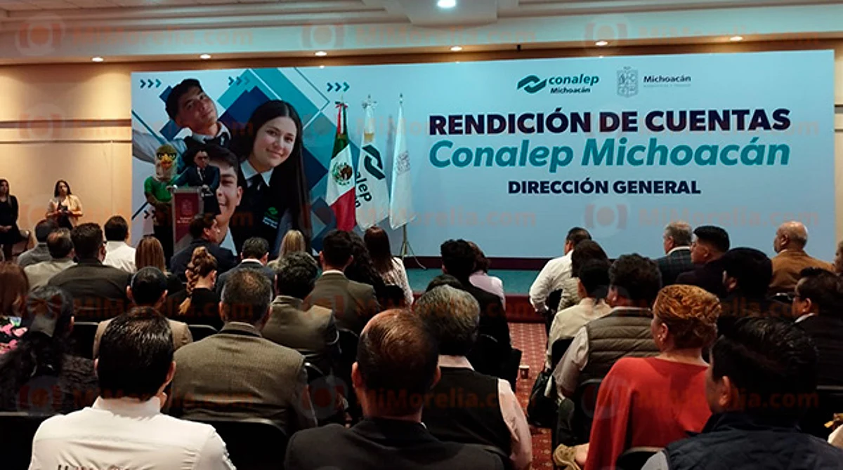 Rinde cuentas director del Conalep Michoacán en su primer año
