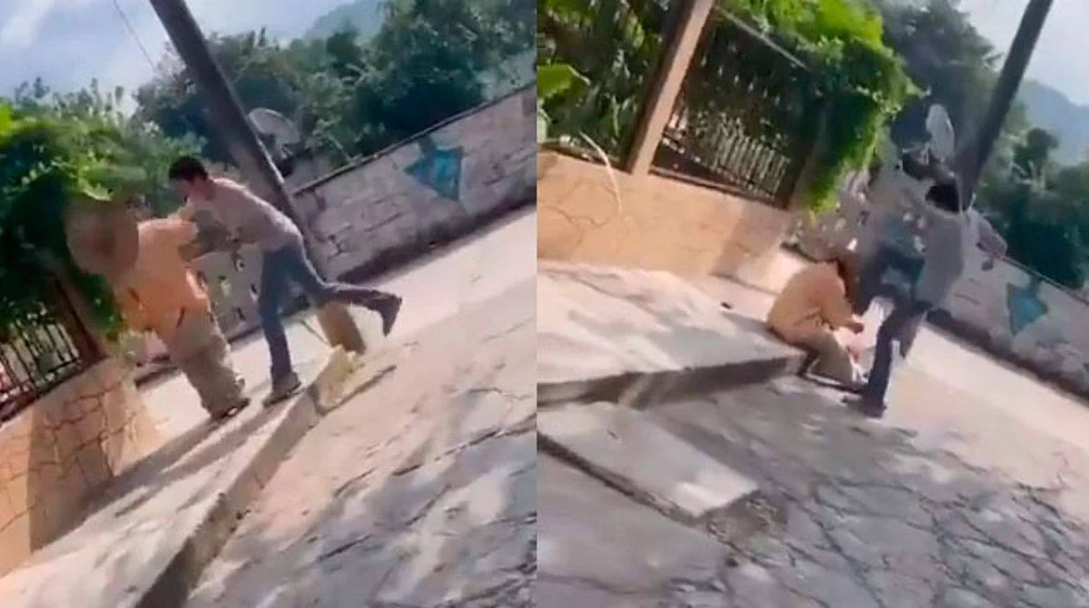 Jóvenes golpean brutalmente a abuelito y se graban; ya saben quiénes son