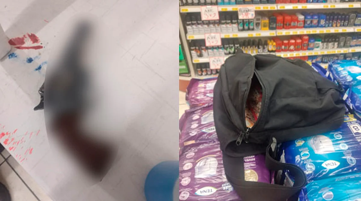 Policía Morelia frustra robo a farmacia; delincuentes abandonan pistola y botín