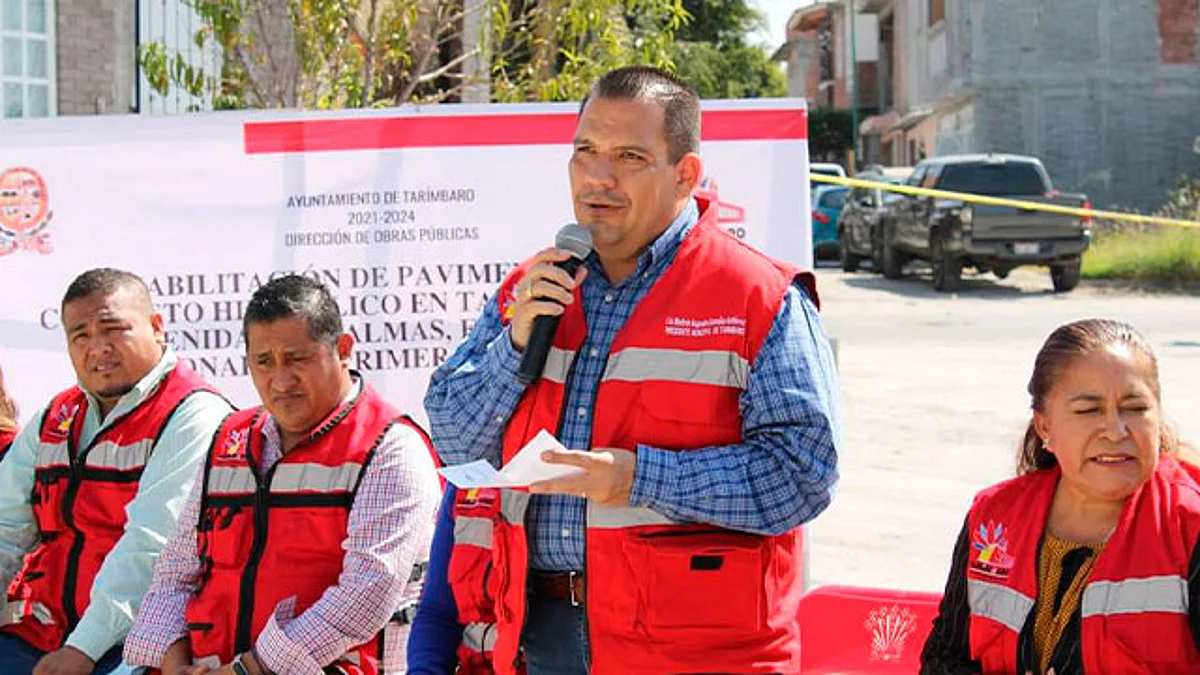 El presidente municipal, informó que el siguiente año se tiene en puerta el proyecto de la avenida La Palma hasta Las Verónicas con concreto hidráulico