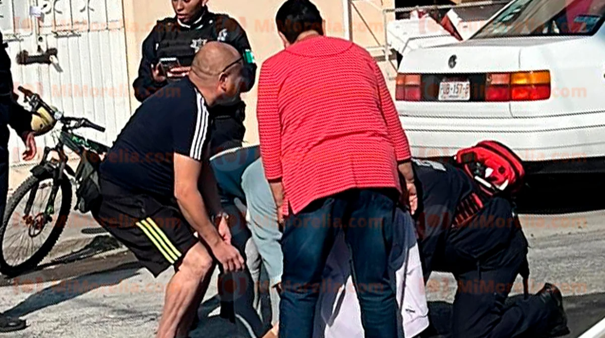 Atropellan a señora en Morelia; chofer se fuga y no se sabe quién es