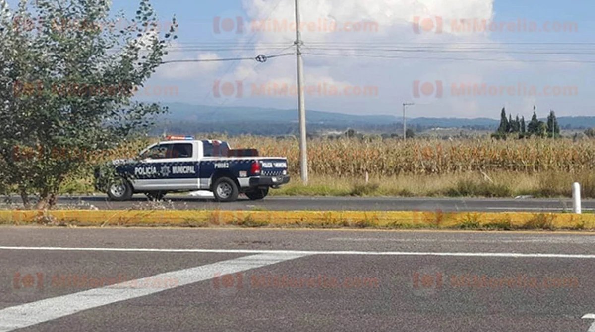 Muere hombre atropellado en la carretera Morelia-Pátzcuaro
