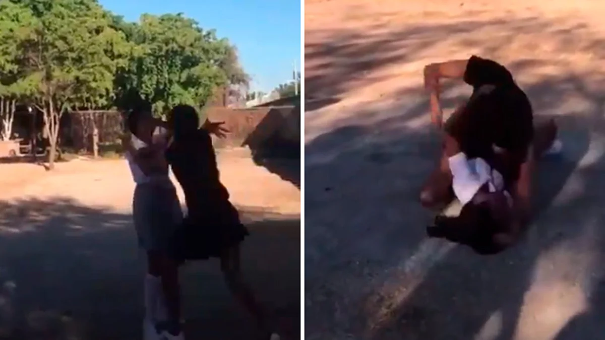 Alumna de secundaria golpea a compañera y la deja inconsciente; en Sonora