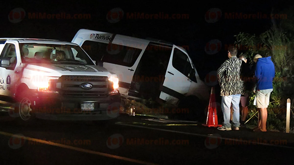 El trágico accidente ocurrió sobre la autopista Pátzcuaro-Cuitzeo