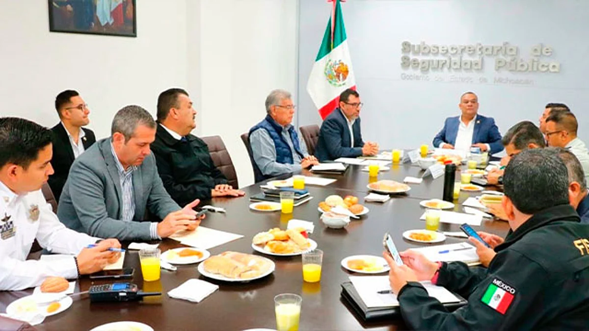 El objetivo es definir las acciones operativas del Blindaje Morelia durante este mes y el cierre de año