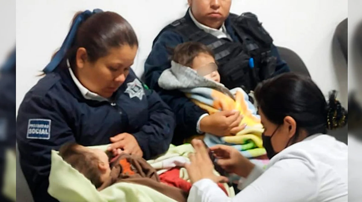 Policía Morelia rescata a 3 niños en Misión del Valle; estaban en malas condiciones