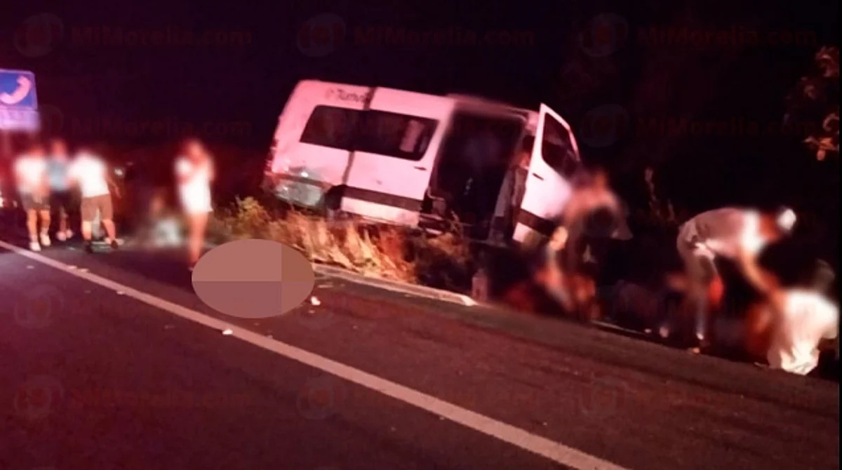 Se registra fuerte choque en la Pátzcuaro – Cuitzeo; habría al menos 5 muertos