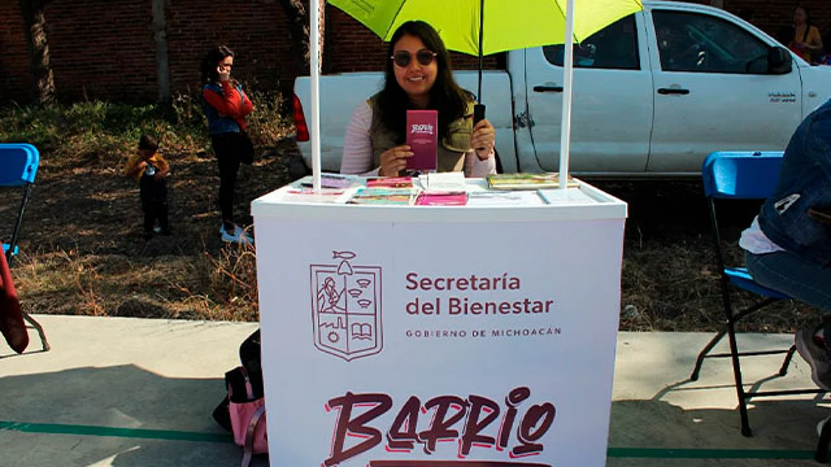 Acercan Barrio Bienestar a la colonia Lomas de Guayangareo en Morelia