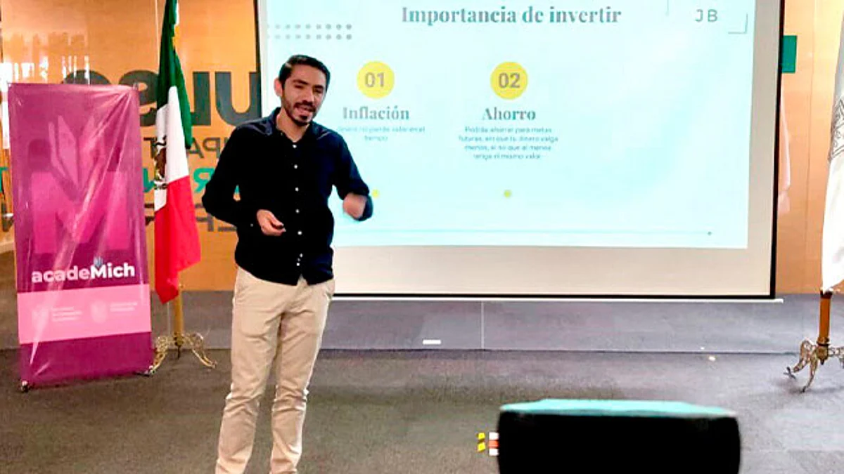 Jorge Barriga presentó la charla Cómo comenzar a ser un inversionista desde cero