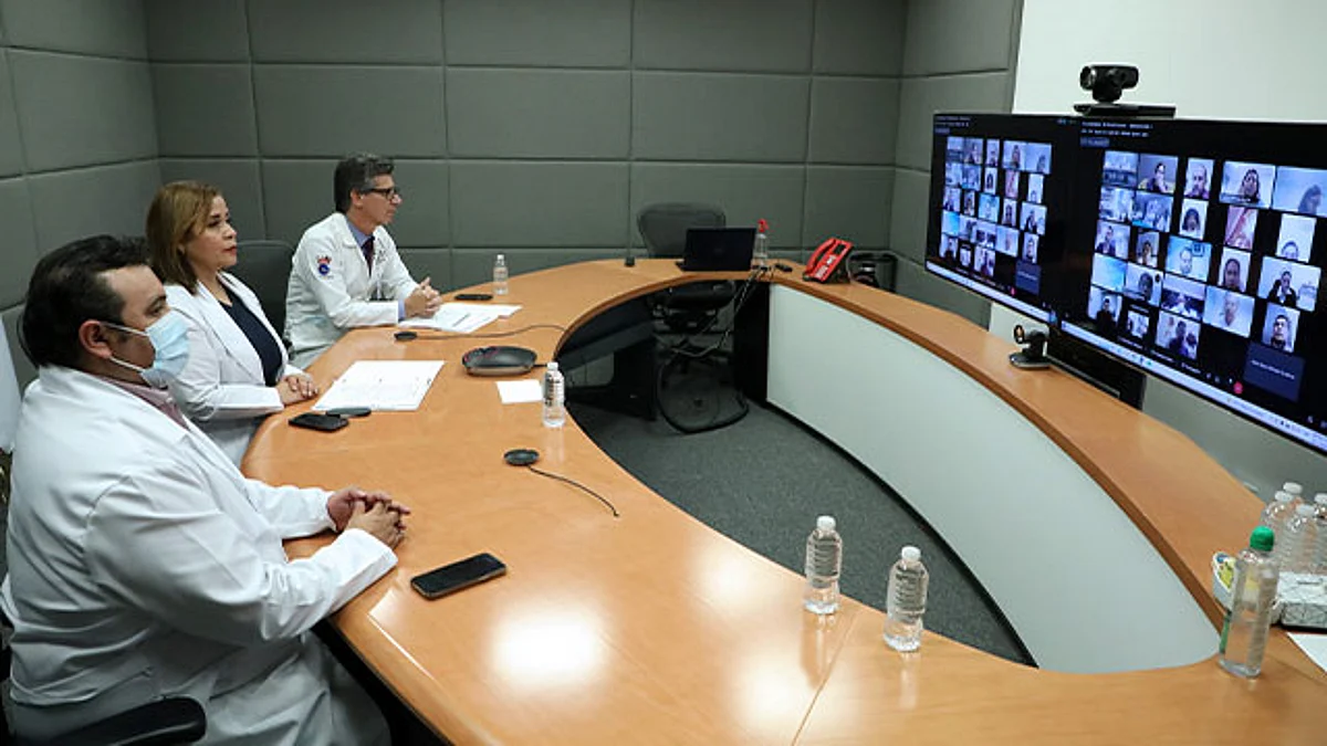 Autoridades del Seguro Social sostuvieron la 104 reunión de trabajo de manera virtual con los padres de pacientes pediátricos bajo tratamiento oncológico