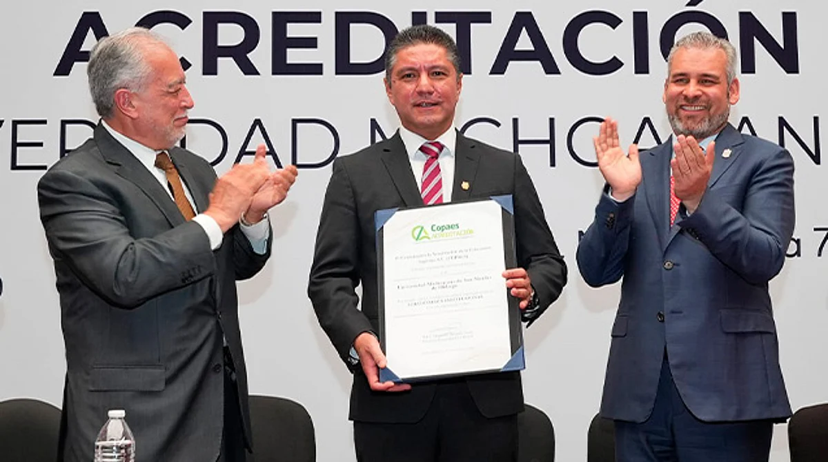 El gobernador de Michoacán, la diputada Julieta García Zepeda y Jorge Reséndiz García fueron testigos de tan relevante acto