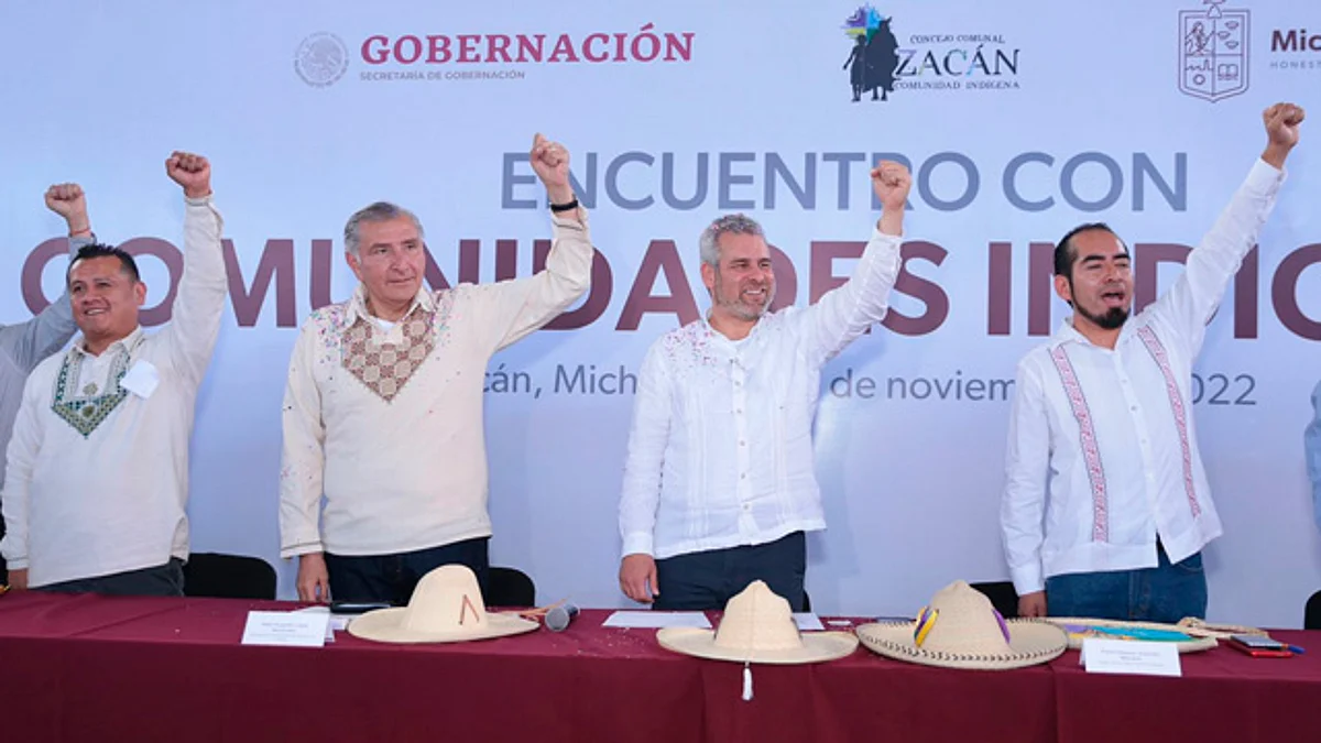 Bedolla y Segob inician nueva etapa de reconciliación con comunidades indígenas