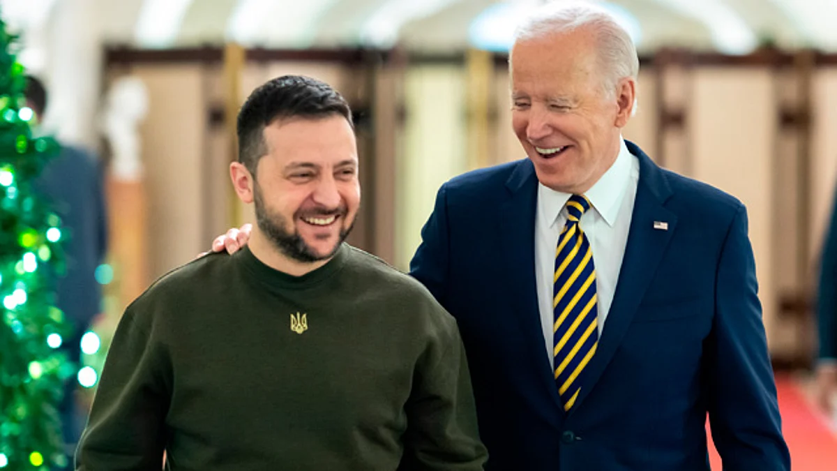 Zelenski y Joe Biden se reúnen en EU; aumentará apoyo a Ucrania
