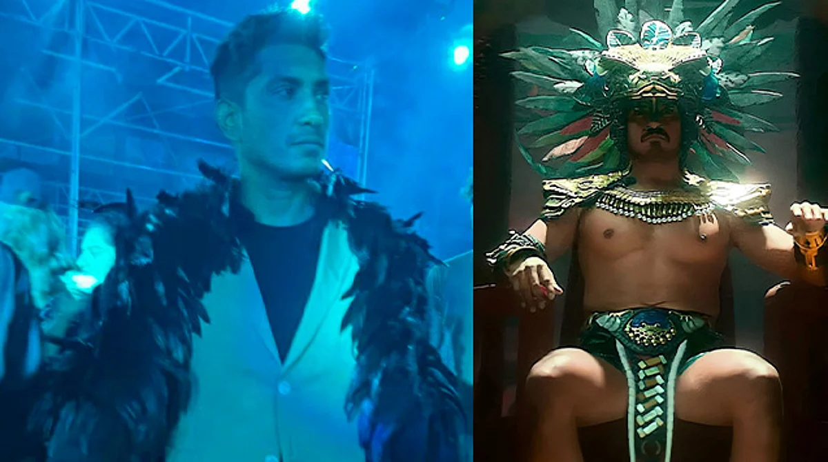"Orgulloso yo": Tenoch Huerta sobre artesana michoacana que lo vistió en plumas