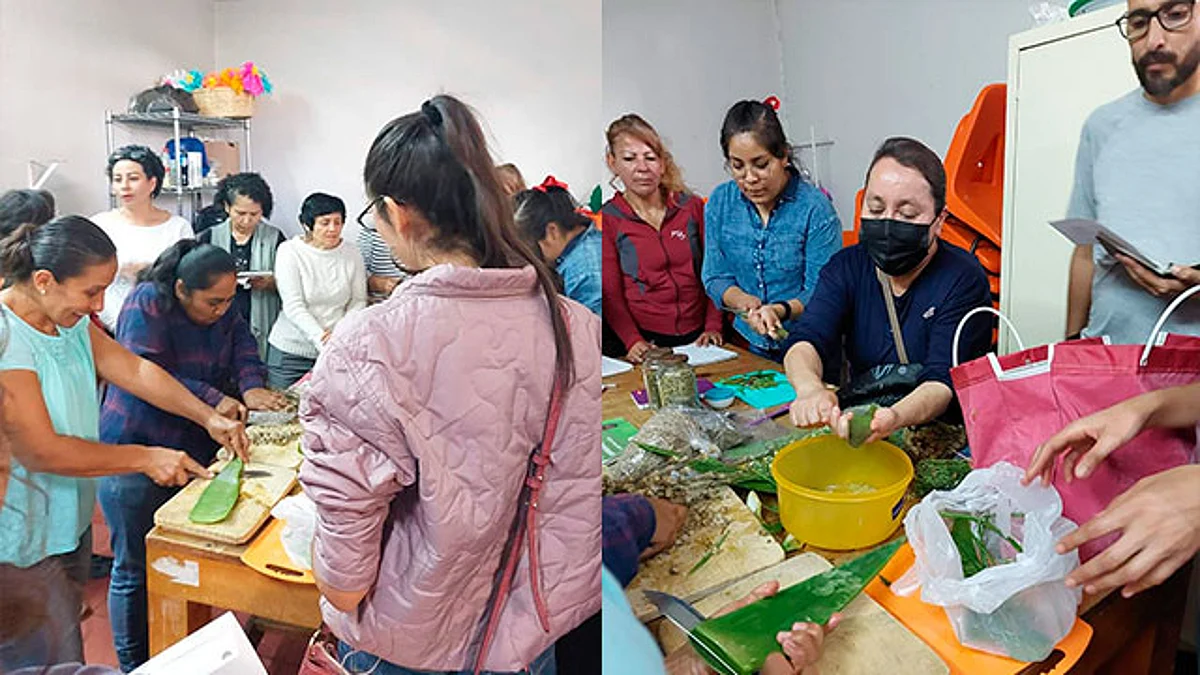 La finalidad es que las mujeres aprendan a elaborar productos en base a plantas