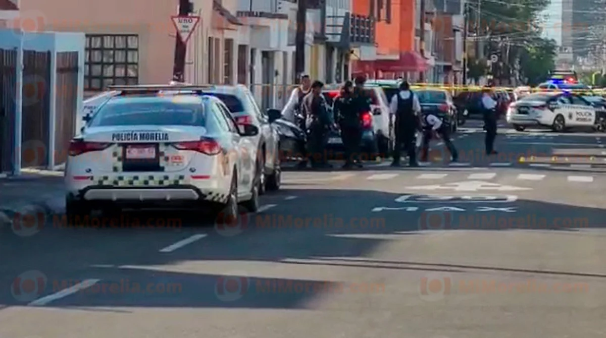 Asesinan a tiros a automovilista en calle de Morelia