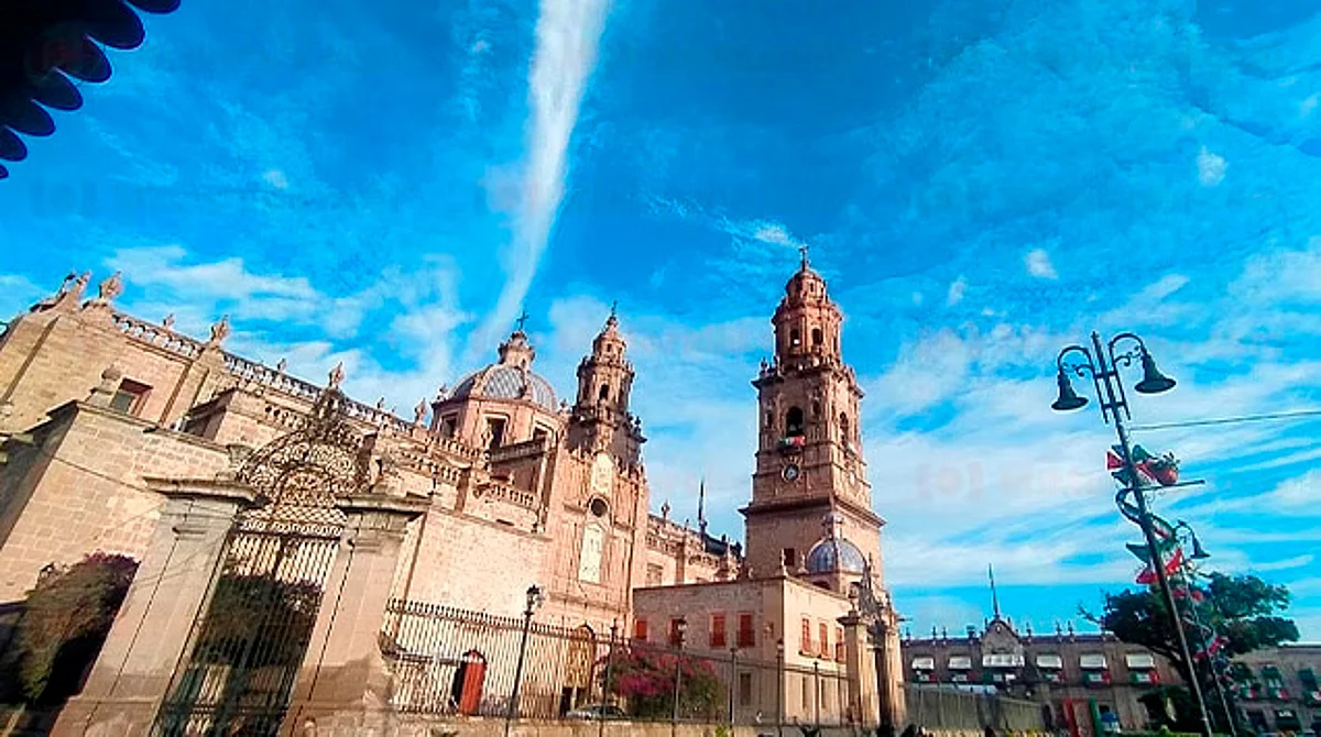 Martes, con cielo con intervalos nubosos en Morelia
