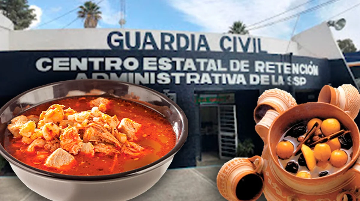 Pozole, ponche y ensalada de manzana, si caes en Nochebuena a barandillas de SSP
