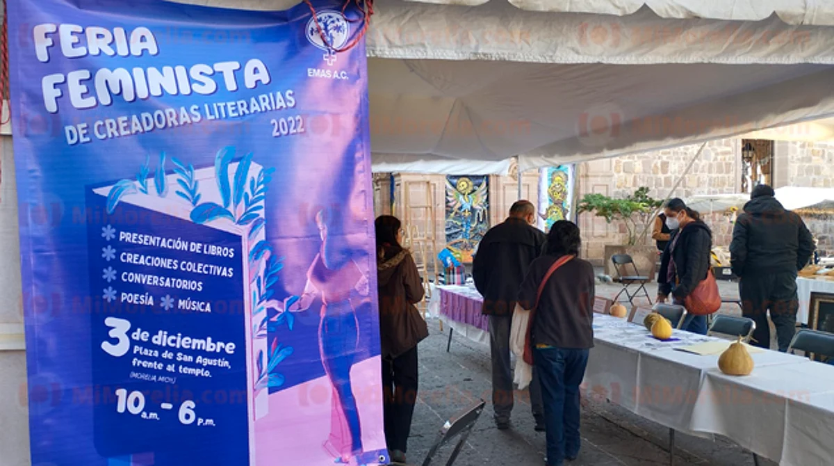 Realizan primera Feria Feminista de Creadoras Literarias en Morelia