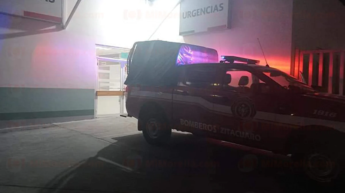 Cohetero se lesiona en explosión de pirotecnia en fiestas guadalupanas, en Zitácuaro