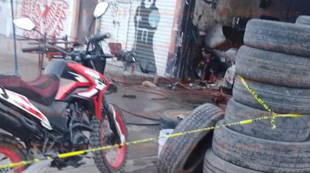 Michoacán: muere trabajador de vulcanizadora por explosión de compresor