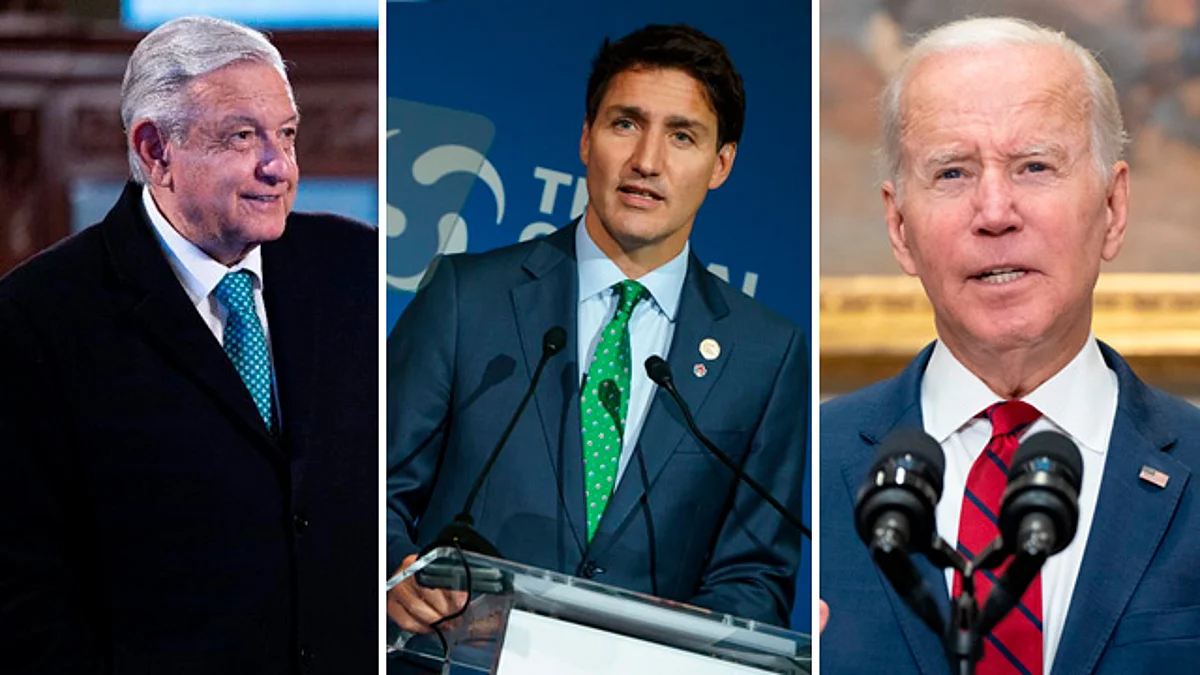 Justin Trudeau y Joe Biden se reunirán con AMLO en México