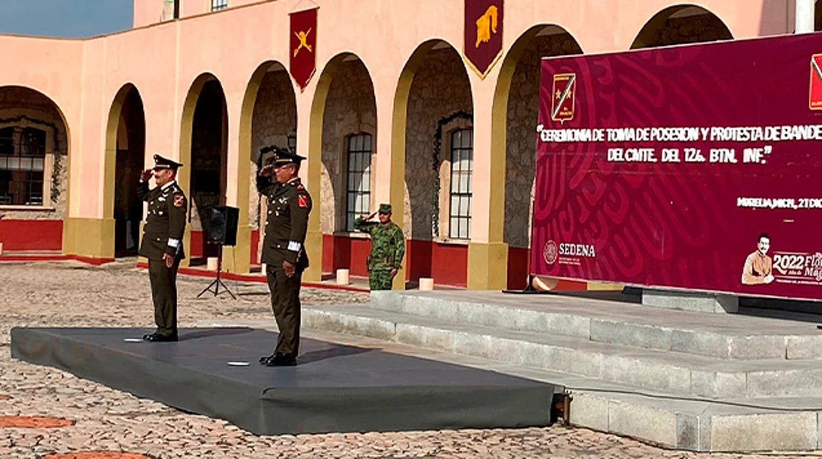 Elvim Ramos Santos, nuevo comandante del 12/vo Batallón de Infantería de Michoacán