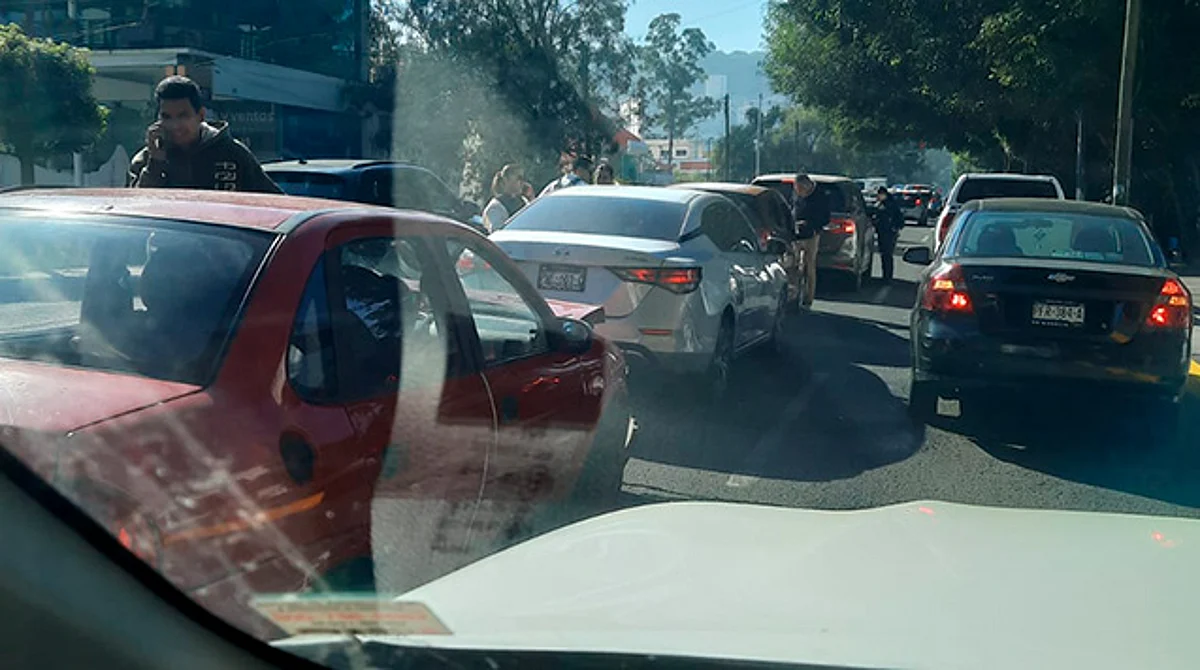 Carambolas Morelia; dos choques múltiples, en lo que va de este jueves