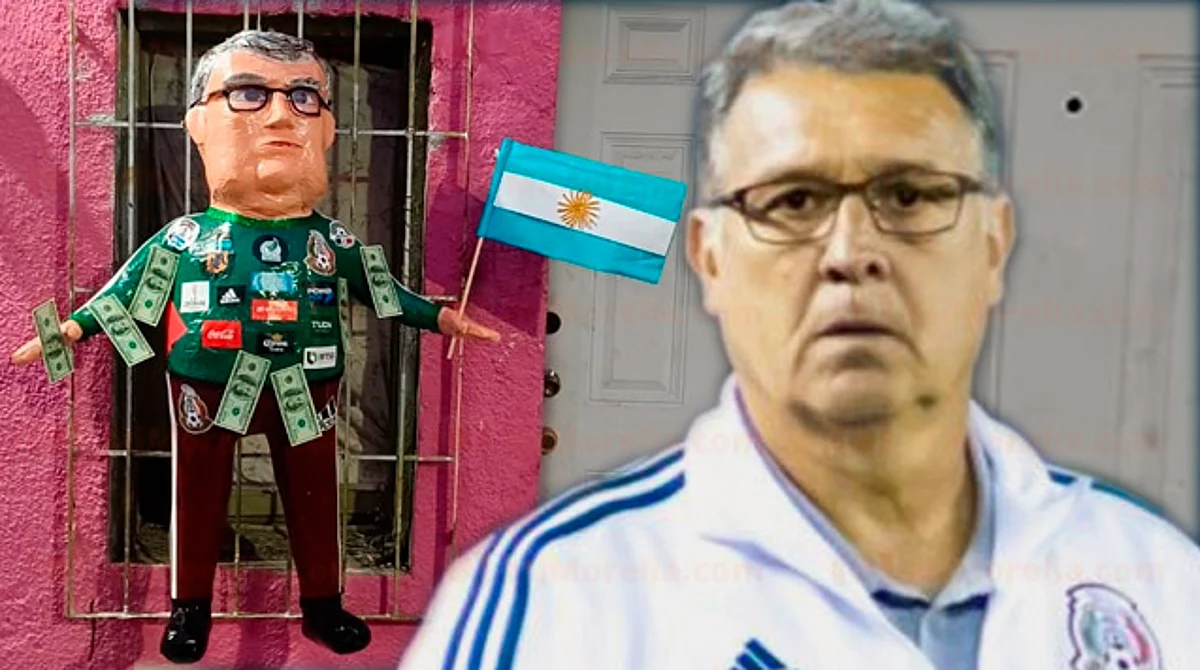 Crean piñata del Tata Martino para desquitarse tras fracaso de México en Qatar