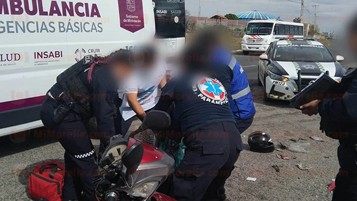 El lesionado fue canalizado a un hospital
