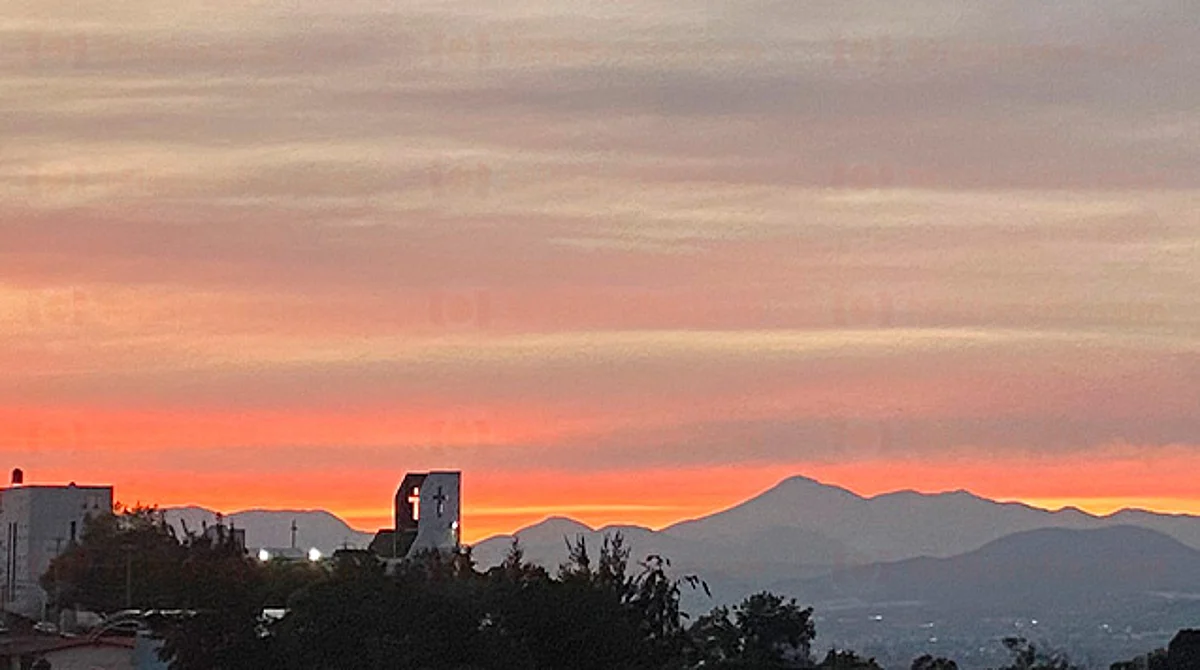 Cielo despejado en Morelia, este lunes decembrino