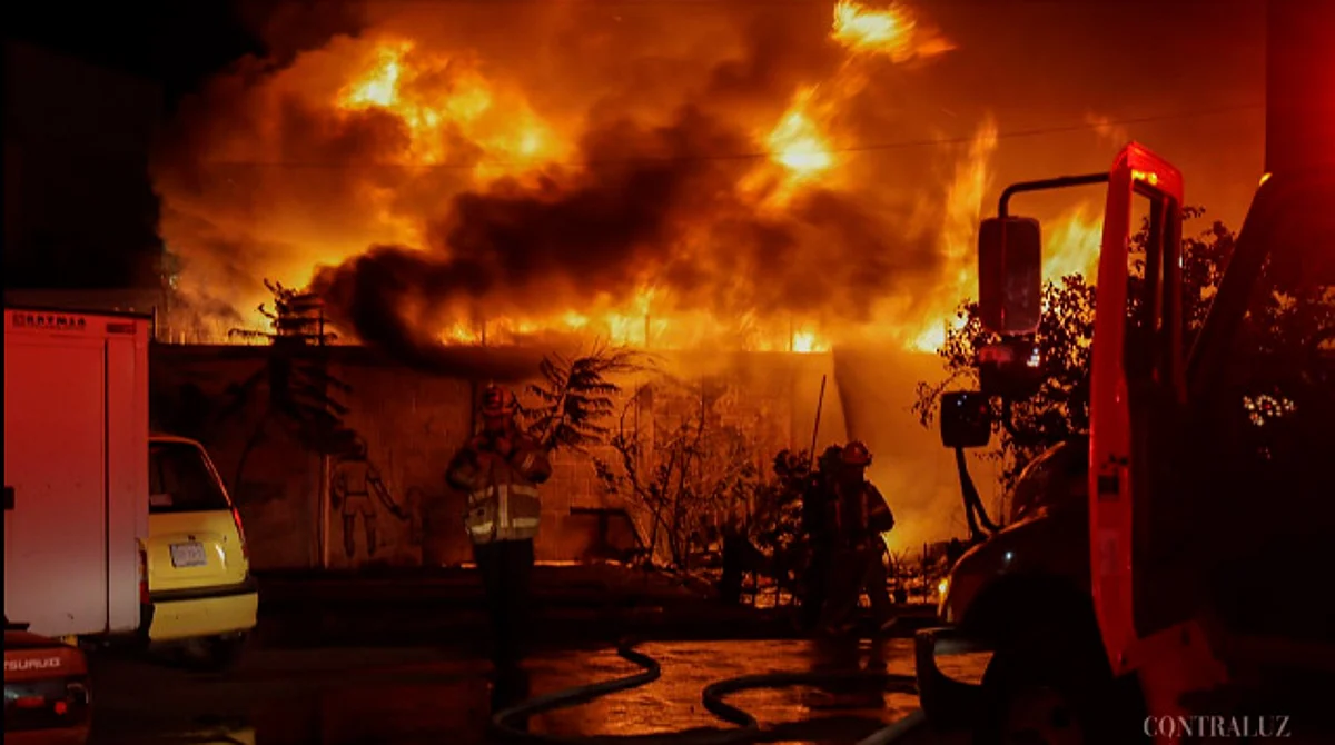 Se registra incendio en la colonia Melchor Ocampo de Morelia
