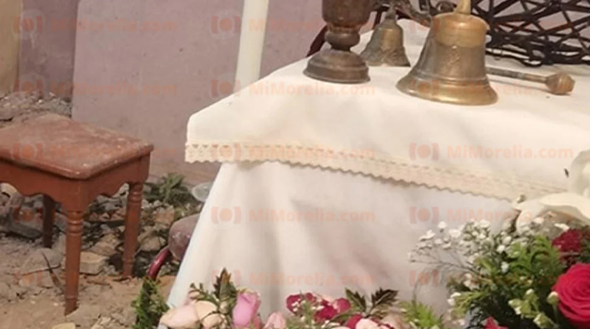 Michoacán: iglesia queda dañada tras explosión de pirotecnia