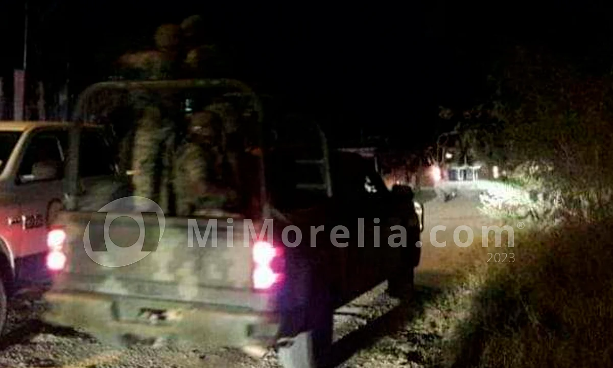 Delincuentes y soldados se enfrentan en la sierra de Coalcomán