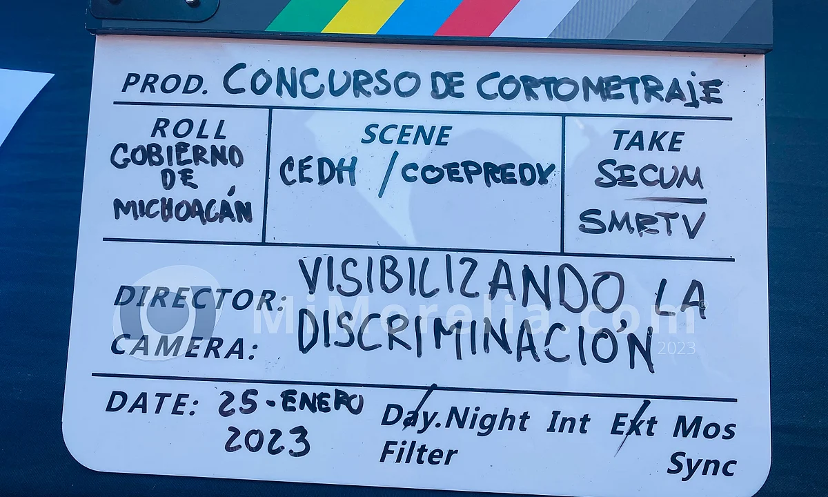 Concurso de cortometraje y cineminuto “Visibilizando la Discriminación” llega a Michoacán