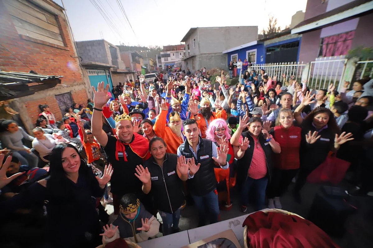 En Morelia, Barragán ayuda un año más a los Reyes de Magos