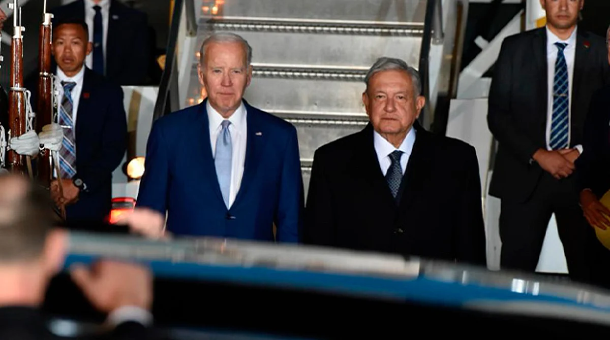 Recibe AMLO a Joe Biden en el AIFA