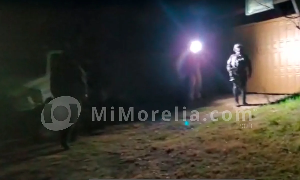 Despliegue policial por cateo a supuesto rancho de Silvano Aureoles