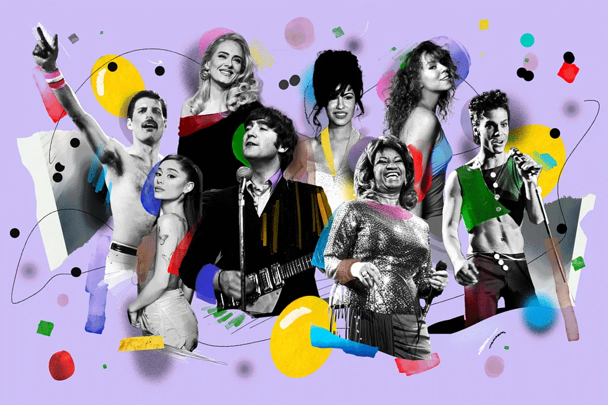 Podemos ver varios nombres de artistas latinoamericanos